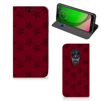 Motorola Moto G7 Play Hoesje met Magneet Sterren - thumbnail