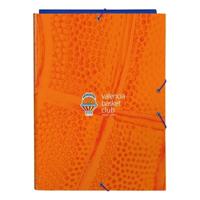 Map Valencia Basket M068 Blauw Oranje A4
