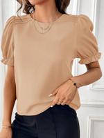 Casual Plain Regular Fit Blouse