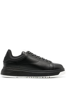 Emporio Armani baskets à lacets - Noir