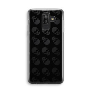 Musketon Skulls: Samsung Galaxy J8 (2018) Transparant Hoesje