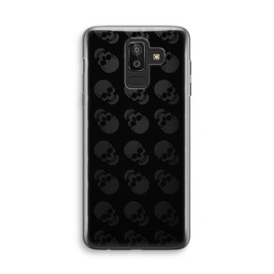 Musketon Skulls: Samsung Galaxy J8 (2018) Transparant Hoesje