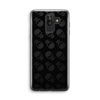 Musketon Skulls: Samsung Galaxy J8 (2018) Transparant Hoesje