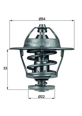 Thermostaat, koelvloeistof TX5385D
