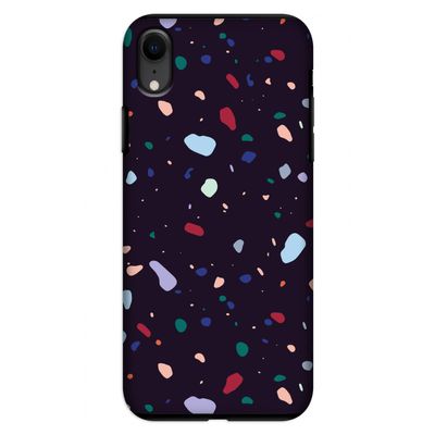 Dark Rounded Terrazzo: iPhone XR Tough Case