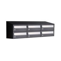 Allux Hive Set 3-Breed, 2-Hoog Met Dak Zwart - 40030070_3x2d
