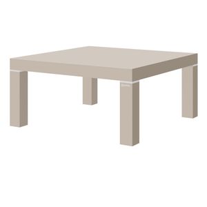 Vierkante Salontafel Monaco 100 cm breed HG cappuccino