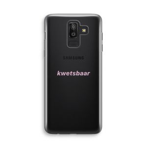 kwetsbaar: Samsung Galaxy J8 (2018) Transparant Hoesje