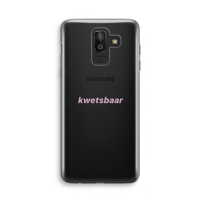 kwetsbaar: Samsung Galaxy J8 (2018) Transparant Hoesje