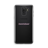 kwetsbaar: Samsung Galaxy J8 (2018) Transparant Hoesje