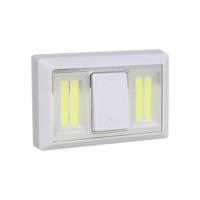 Kastlampen - schakelaar - LED lampen - wit - 11 x 7.5 cm