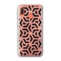 Crazy pattern: Samsung Galaxy A20e Transparant Hoesje
