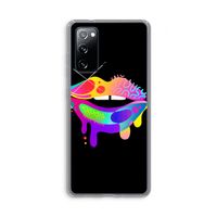 Lip Palette: Samsung Galaxy S20 FE / S20 FE 5G Transparant Hoesje