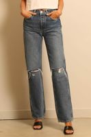 re/done Re/Done - jeans - 90S High Rise Loose - destroyed mar