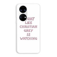 Christian Grey: Huawei P50 Transparant Hoesje