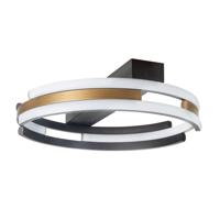 Highlight PlafondlampOrion zwart met koper brons Ø 40cm - P6631.01