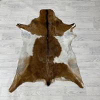 Geitenhuid bruin zwart wit 110x90cm Geitenhuid bruin zwart wit 110x90cm