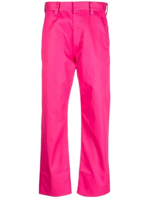 Sofie D'hoore pantalon crop à coupe droite - Rose