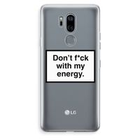 My energy: LG G7 Thinq Transparant Hoesje