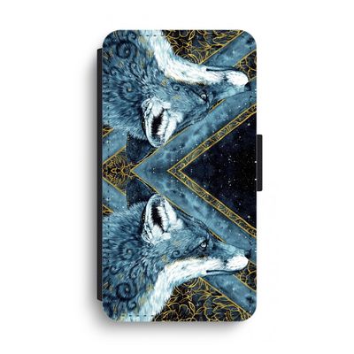 Golden Fox: iPhone XS Max Flip Hoesje