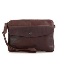 Spikes & Sparrow Crossbody Schoudertas/Clutch Donker Bruin Spikes & Sparrow Crossbody Schoudertas/Clutch Donker Bruin