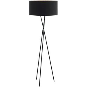 Eglo Vloerlamp Fondachelli Tripod zwart met goud 95541