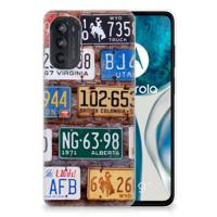 Motorola Moto G52/G82 | Siliconen hoesje | met foto Kentekenplaten