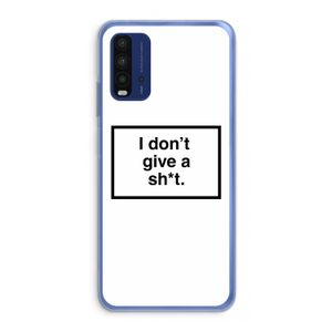 Don't give a shit: Xiaomi Redmi 9T Transparant Hoesje