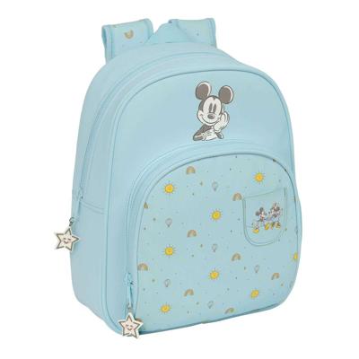Schoolrugzak Mickey Mouse Clubhouse Baby Licht Blauw 28 x 34 x 10 cm