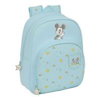 Schoolrugzak Mickey Mouse Clubhouse Baby Licht Blauw 28 x 34 x 10 cm