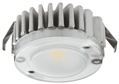 LED 2040 spot 1.5W 5000K 110 lumen dimbaar inbouw opbouw breedstralend 90° afdekkingen in kleur