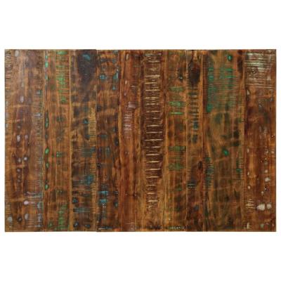 Hoofdbord 120 cm massief gerecycled hout meerkleurig