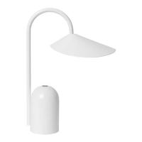 ferm LIVING Arum Oplaadbare Tafellamp - White