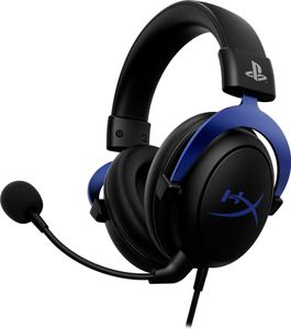 HP HyperX Cloud Headset Bedraad Hoofdband Gamen Zwart, Blauw