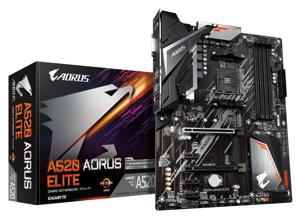 Gigabyte A520 AORUS ELITE Moederbord Socket AMD AM4 Vormfactor ATX Moederbord chipset AMD® A520