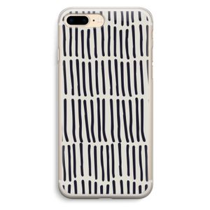 Moroccan stripes: iPhone 7 Plus Transparant Hoesje