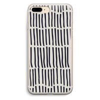 Moroccan stripes: iPhone 7 Plus Transparant Hoesje