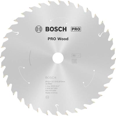 Bosch Accessories Bosch Power Tools 2608837682 Hardmetaal-cirkelzaagblad 165 x 15.875 mm Aantal tanden: 36 1 stuk(s)