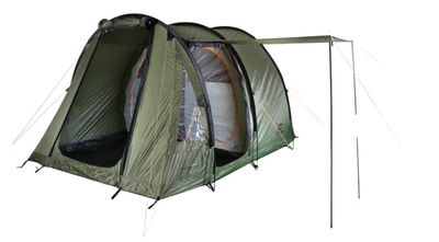 Hannah tent Barrack 4 4-persoons 410 cm polyester donkergroen