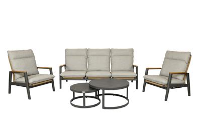 Qopps Yvori loungeset met Soman koffietafel set