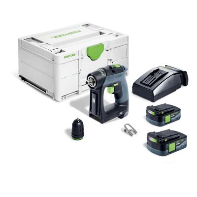 Festool CXS 12 2,5-Plus Accu Schroefboormachine 12V 2.5Ah in Systainer - 576864