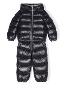 Moncler Enfant combinaison de ski à fermeture zippée - Bleu