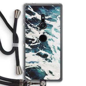 Golven: Sony Xperia XZ2 Transparant Hoesje met koord