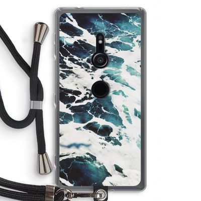 Golven: Sony Xperia XZ2 Transparant Hoesje met koord