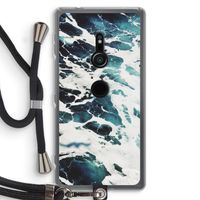 Golven: Sony Xperia XZ2 Transparant Hoesje met koord