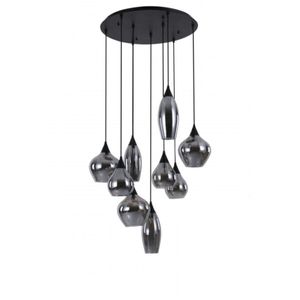 Hanglamp Cambio zwart 9 lichts
