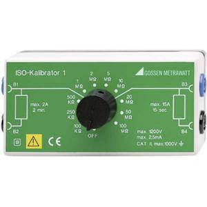 Gossen Metrawatt ISO-Kalibrator 1 Meetweerstand (l x b x h) 53 x 122 x 60 mm 1 stuk(s)