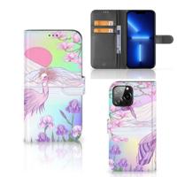iPhone 13 Pro Max | Telefoonhoesje | Met pasjeshouder | Bird