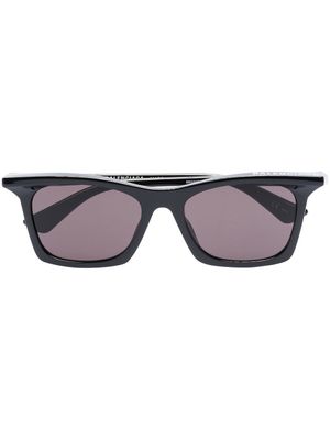 Balenciaga Eyewear lunettes de soleil à monture rectangulaire - Noir