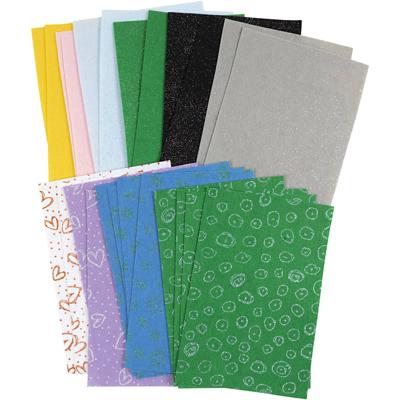 Creativ Company Hobbyvilt, vel 21x30 cm, dikte 1,5-2 mm, inhoud kan variëren , diverse kleuren, 24 vel/ 1 doos